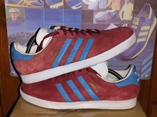 adidas gazelle size 10.5 claret and blue from 2006 very rare 