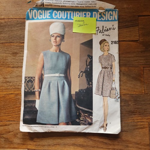 Vtg 1960s vogue - vogue, couturier