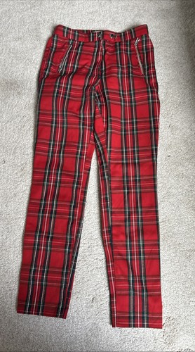 Red tartan skinny - tartan,
