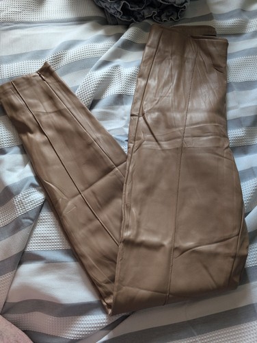 Zara faux leather tan - , beige