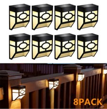 8 Pack Solar Deck Lights LED