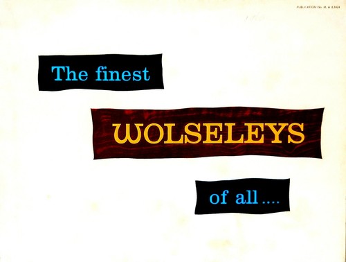 Wolseley original car - wolseley, 6-99