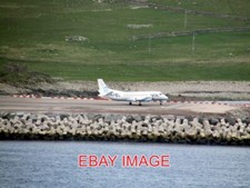 PHOTO  SHETLAND FLYBE SAAB 340