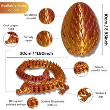 3D Printed Crystal Dragon Egg