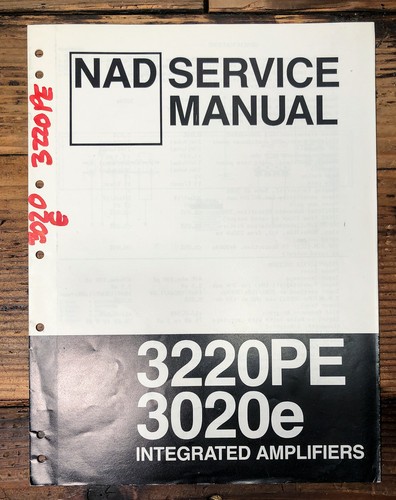 Nad model 3220pe - nad,