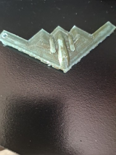 Stealth bomber airplane - airplane, key