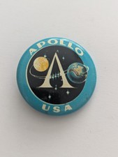 Apollo USA Vintage Pin Badge
