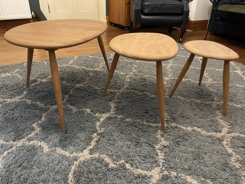 Ercol pebble tables - tables, 3