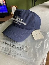 BNWT Gant Classic Navy Blue Script Cap - One Size