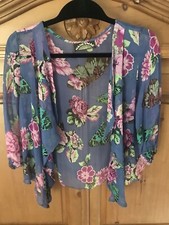 nancy mac 100% silk top
