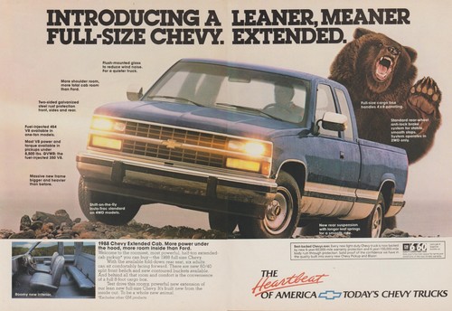 1988 chevy full size extended - full-size,
