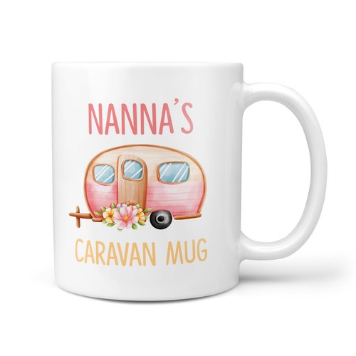 Nanna caravan mug presents - nanna's,