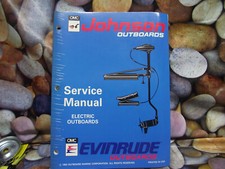 Johnson/Evinrude  OEM Service Manual 1993 electric outboard motors Used