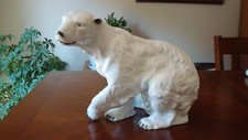 Vintage Royal Dux Porcelain Polar Bear