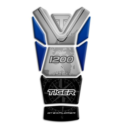 Tank pad resin for triumph - resin, 3d