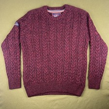 Superdry Mens Burgundy Chunky