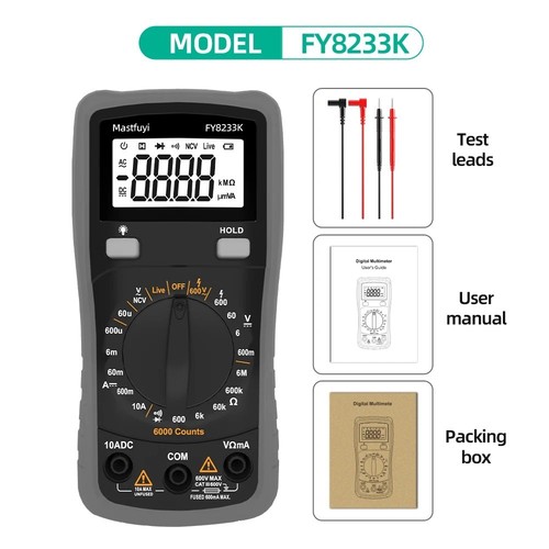 Smart digital multimeter - digital, 6000