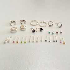 Vintage Silver Earrings Studs