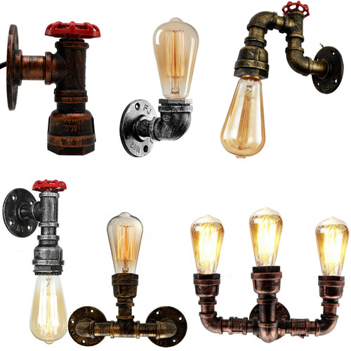 Vintage steampunk wall light - vintage,