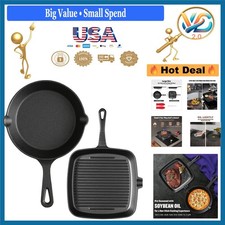 Pre seasoned cast - cast, iron