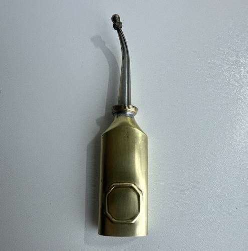 Vintage brass collectable - brass, oil