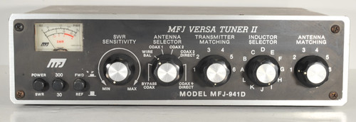 Mfj 941d versa tuner - versa, ii