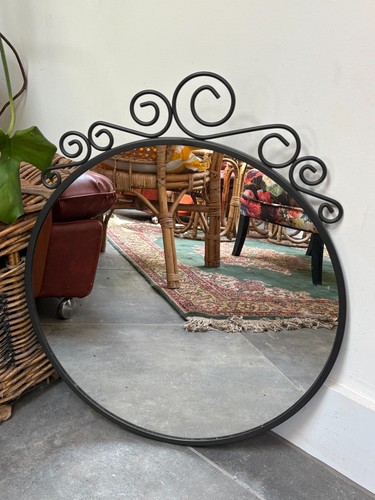 Round ikea ekne black - ekne, metal