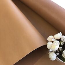 2.5mm Tan Brown Italian Veg Tan Full Grain 100% Real Leather Cow Hide Sheets