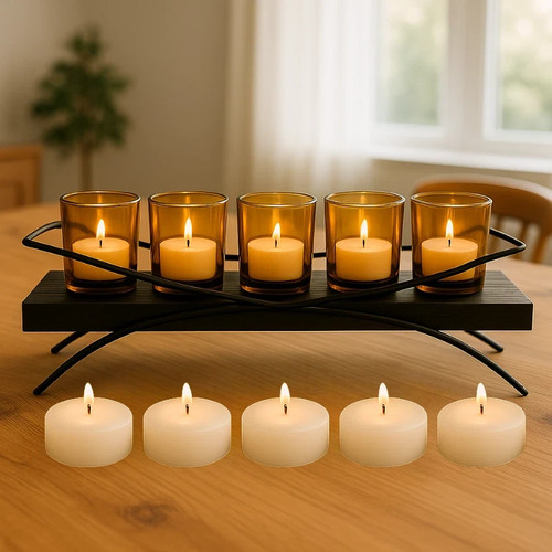 Baltus black metal frame - black, wood