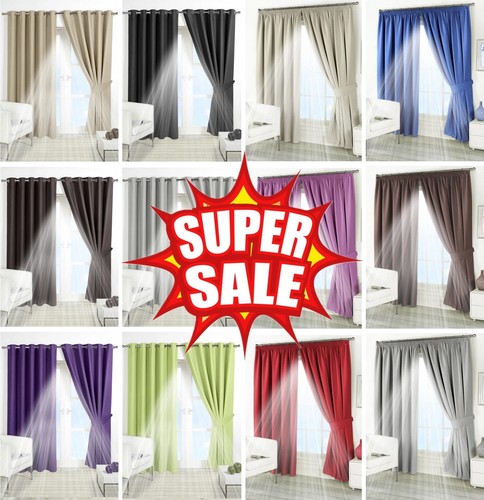 New thermal blackout curtains - new,