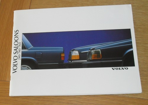 Volvo saloon car - saloon, brochure