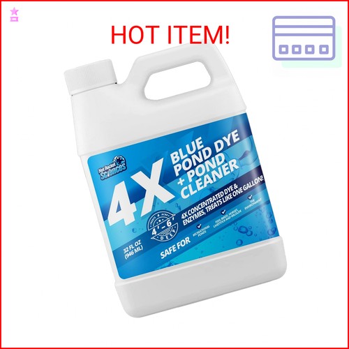 32oz blue pond dye - 32oz,