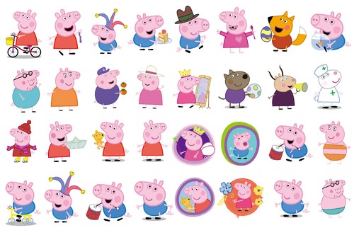 Peppa pig family - peppa, character