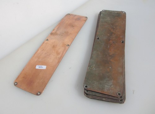 Antique copper finger - copper, plate