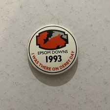 Epsom Derby Day Badge 1993 -