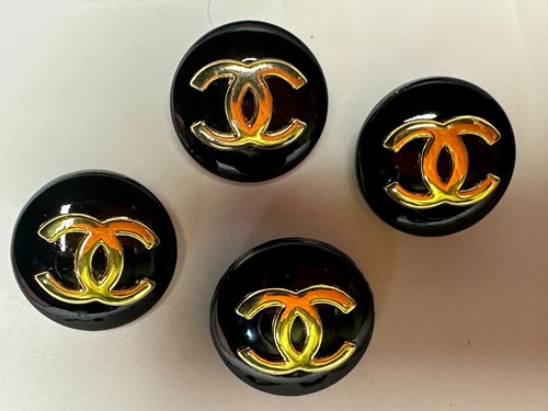 Vintage chanel buttons black - 4,
