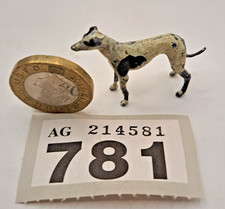 Britains 54mm hollow-cast lead farm figure: #605 Standing greyhound