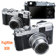 FUJIFILM Fuji X Series X20 12.0MP 4x Optical Zoom Digital Camera F2.0-2.8 Lens