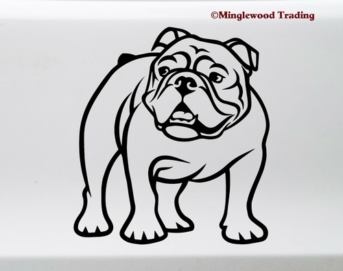 Bulldog vinyl decal olde - bulldog,
