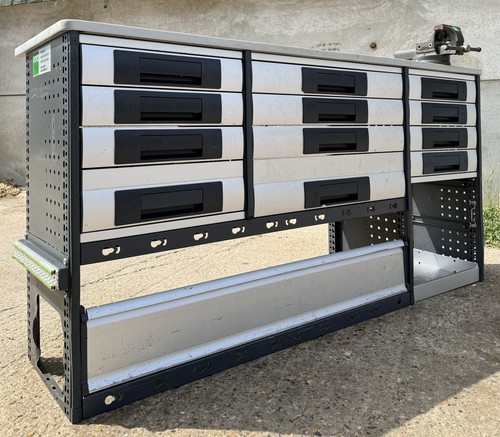 Van racking shelving - van, drawers
