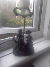 Widdop Bingham & co Reproduction Bronze Effect Table Lamp. Working Order