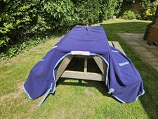 6'6 Navy Blue Saxon Defiant Fleece, Travel, Cooler Horse Rug Standard Neck