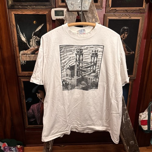 Vintage escher waterfall - vintage,