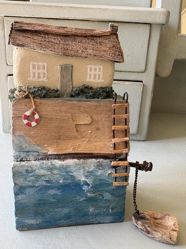 Handmade driftwood cottage - driftwood,