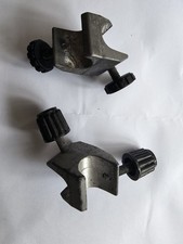 2 x Scaffold Clamp Swivel For 12mm Retort Stand Rod Black Made in UK