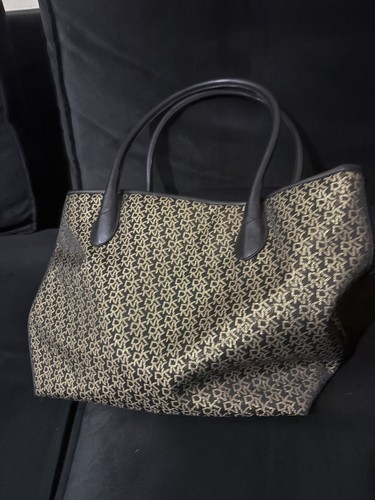 Dkny logo canvas satchel top - dkny,