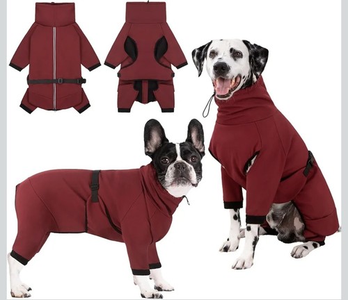 Waterproof dog coat with - dog,