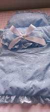 Hand made blue embroidery