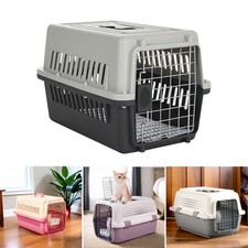 Extra Large Pet Carrier Cat Puppy Travel Cage Cat Carry Basket Transporter Box