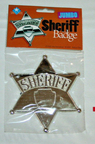Jumbo sheriff badge - jumbo, oversized